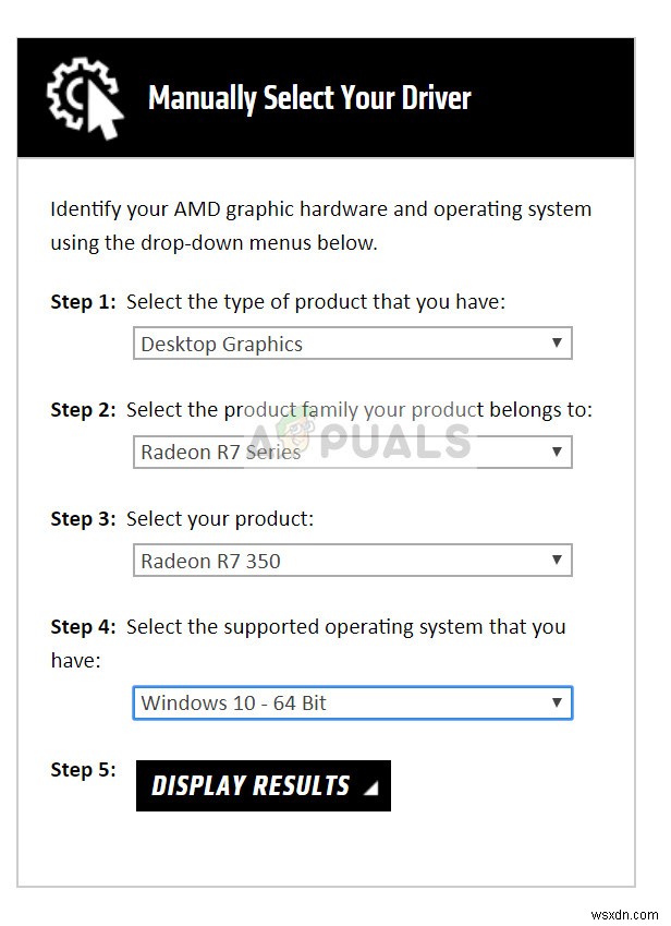 「AMDグラフィックドライバーがインストールされていません」エラーの解決方法