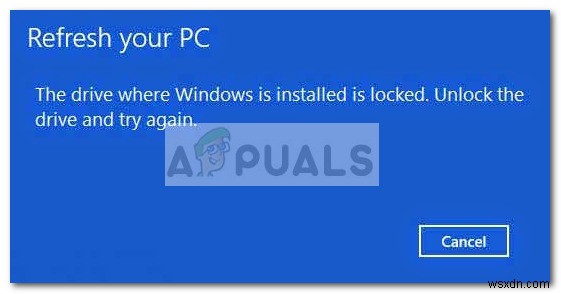 【Windows 10】「Windowsがインストールされているドライブがロックされています」エラーの解決方法