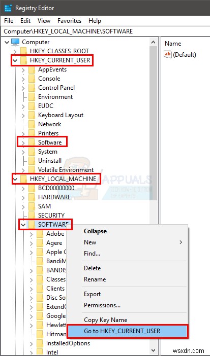 WindowsレジストリエディターでHKCUとHKLMのブランチを素早く切り替える方法