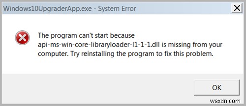 【解決法】「Api-ms-win-core-libraryloader-l1-1-1.dll が見つかりません」エラーの直し方