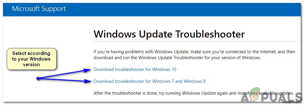 Windows 8/10でWindows Updateトラブルシューティングツールを使ってアップデートエラーを解決する方法