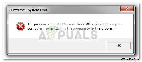 「fmod.dll が見つかりません」エラーを修正する方法