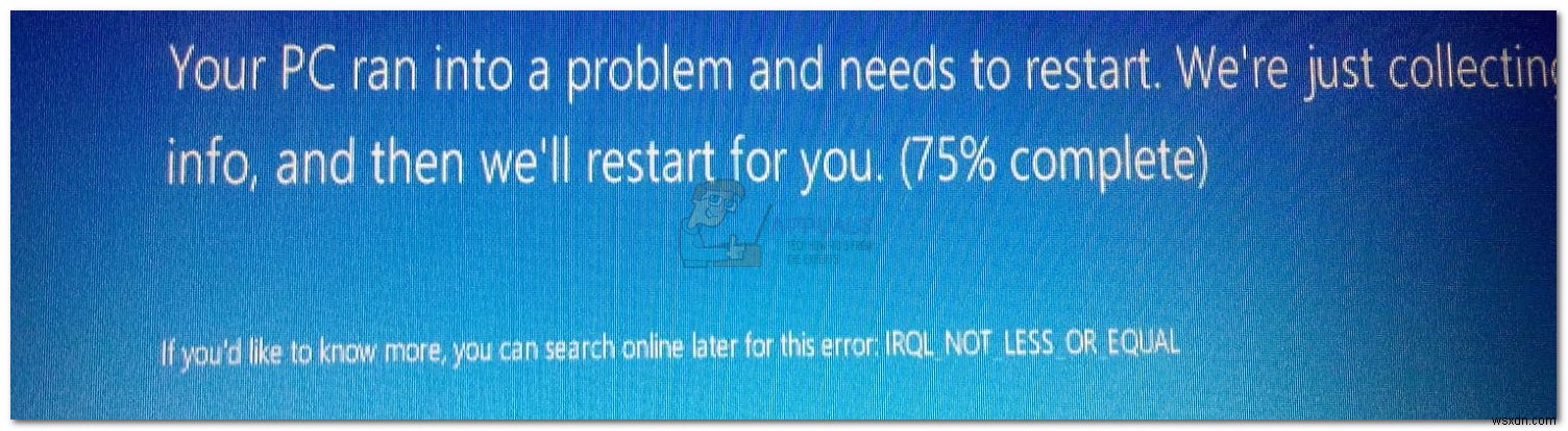 【解決】IRQL_NOT_LESS_OR_EQUAL(ntoskrnl.exe)によるBSODエラーの直し方