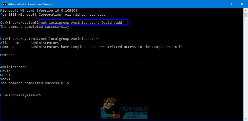 Windows 10でユーザーアカウントを管理者アカウントに変更する4つの方法
