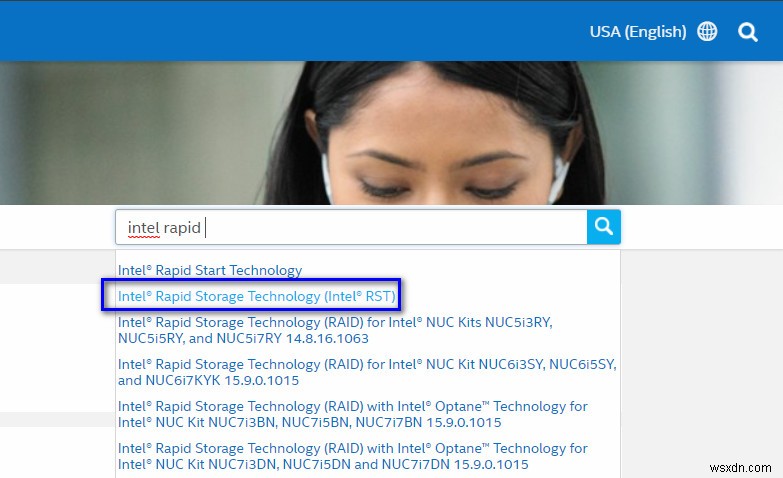 「Intel RSTサービスが実行されていません」エラーの直し方