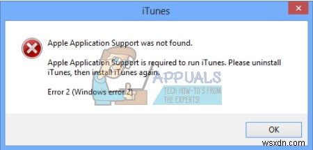 iTunesの「Appleアプリケーションサポートが見つかりません」エラーを解決する3つの方法