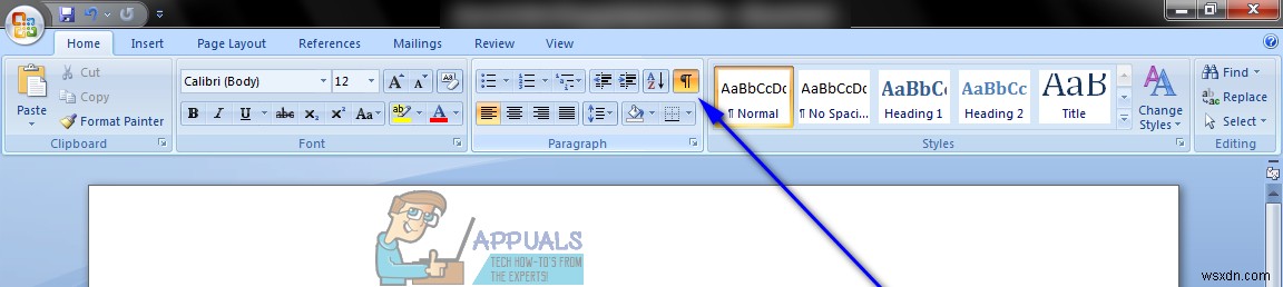 Wordの段落記号(¶)を消す・非表示にする2つの方法