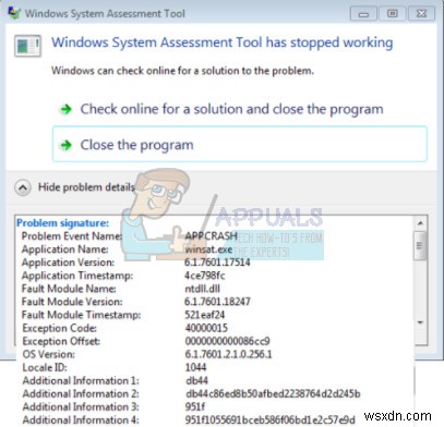 【修正】Windowsシステム評価ツール「winsat.exe」が動作しないエラーの対処法