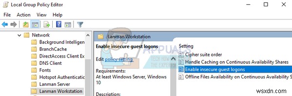 Windows 10 Fall Creators Update（1709）以降でネットワーク共有にアクセスできない問題の解決策まとめ