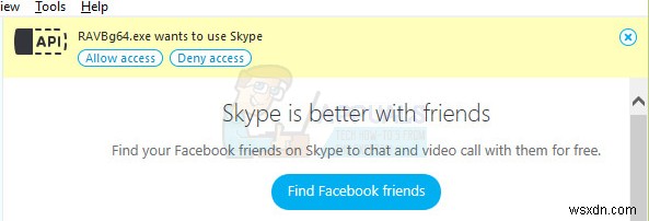 【修正方法】「RavBG64.exeがSkypeを使用しようとしています」エラーの解決ガイド