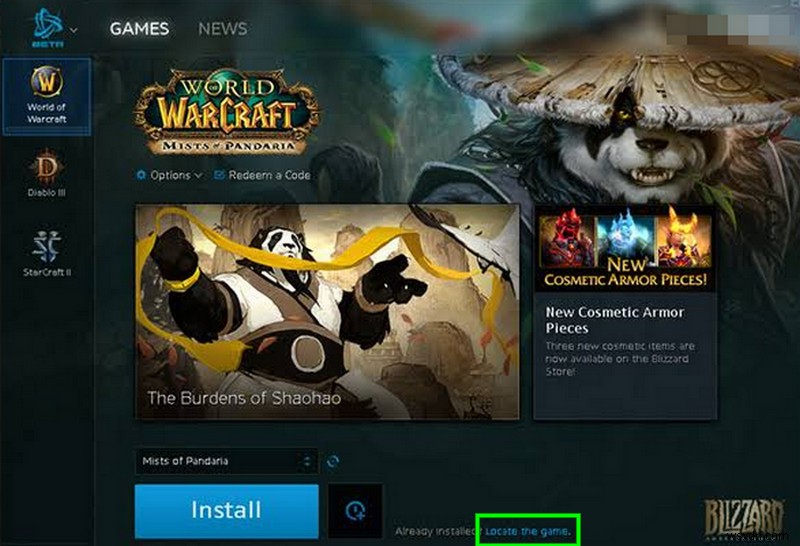 【解決策】Battle.netでデータのダウンロードやゲームファイルのインストールができないときの対処法