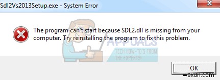 SDL2.dllエラーの解決方法|ファイルが見つからない・破損している場合の対処法