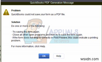 【解決策】QuickBooksで「フォームをPDFファイルとして保存できませんでした」エラーが出る原因と直し方