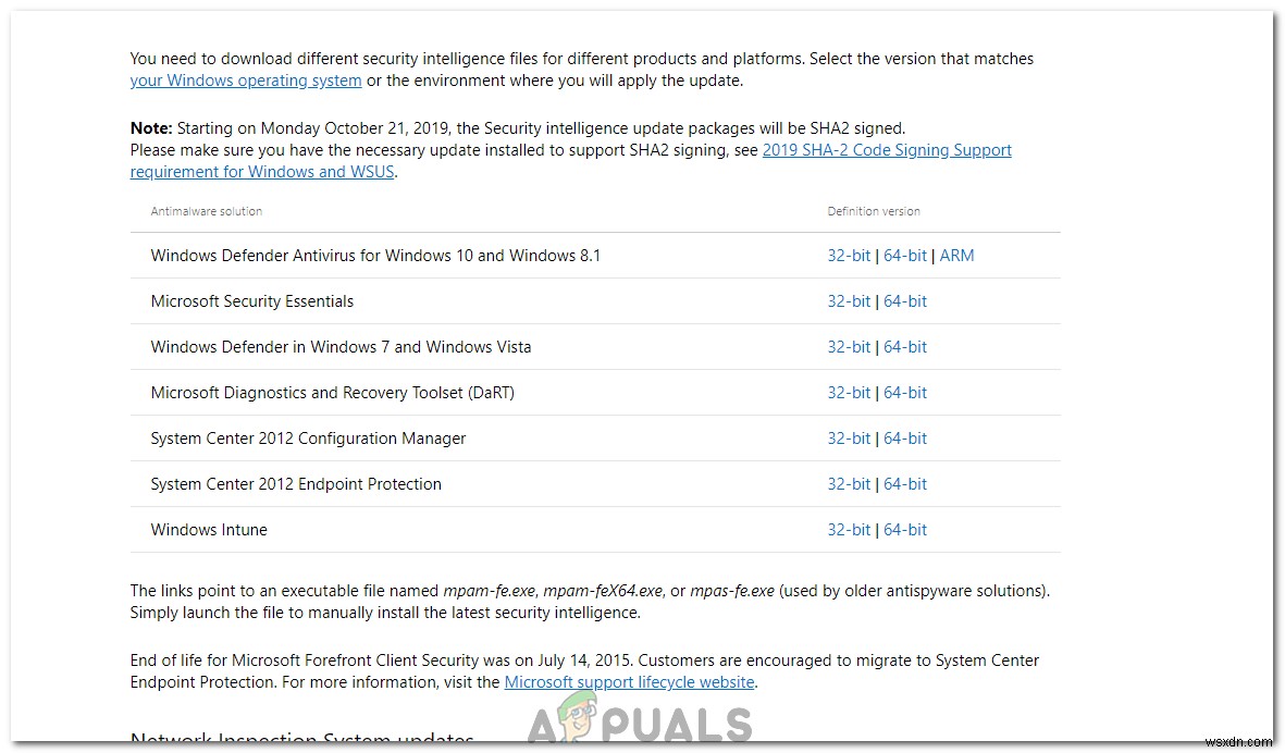 【修正済み】Windows Defenderの定義更新がエラー0x80070643で失敗する問題の対処法