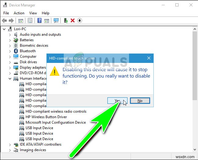 Windows 8 / 10でタッチスクリーンを有効・無効にする方法