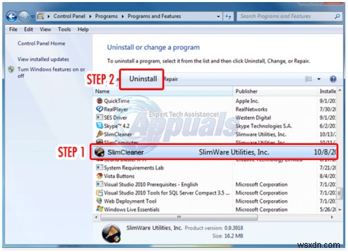 【完全ガイド】Slimware Utilities「DriverUpdate」をアンインストールしてPCから削除する3つの手順