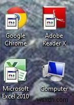 【Windows 7】デスクトップショートカットの矢印が白い四角になる問題の直し方