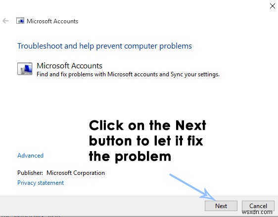 Windowsメールアプリで「インターネットに再接続して同期し、このメッセージの残りを取得」と表示される場合の対処法