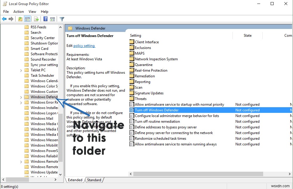 Windows Defender／Security Essentialsのエラー0x8050800dを修正する方法