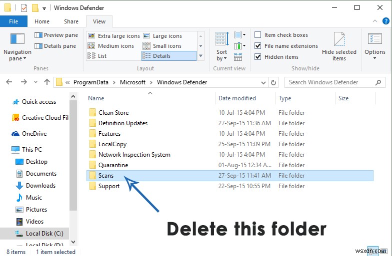 Windows Defender／Security Essentialsのエラー0x8050800dを修正する方法