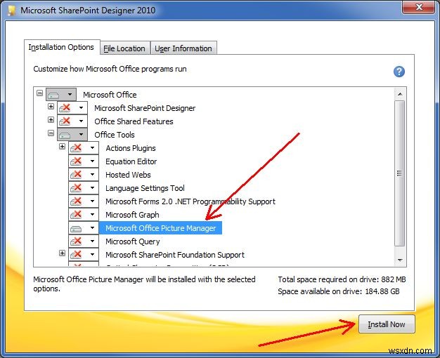 Office 2013でMicrosoft Office Picture Managerを使う方法|SharePoint Designer 2010からのインストール手順