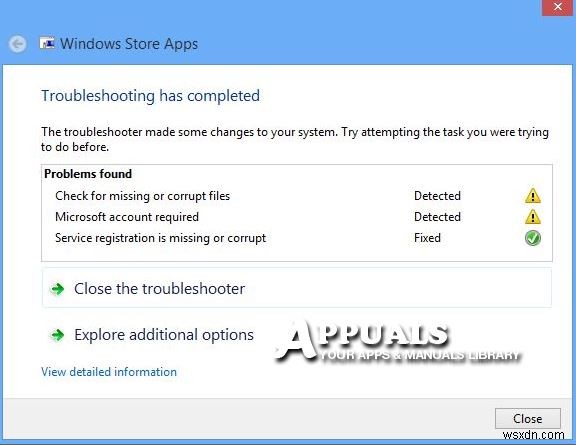 Windows 8/8.1でストアアプリがオフライン表示になる問題の解決方法