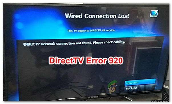 DirecTVエラー920の直し方|原因別の解決策を徹底解説