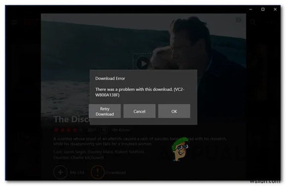 Netflixのダウンロードエラー「VC2-W800A138F」を解決する4つの対処法