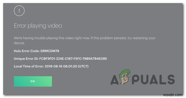 Huluのエラーコード「DRMCDM78」を解決する4つの対処法