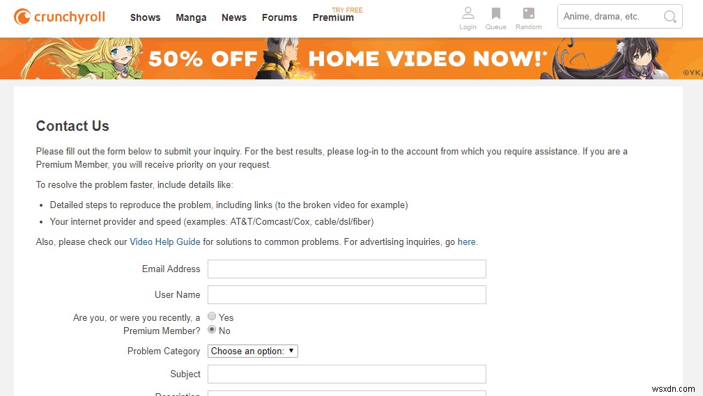 Crunchyrollが再生できない・動かないときの原因と対処法まとめ