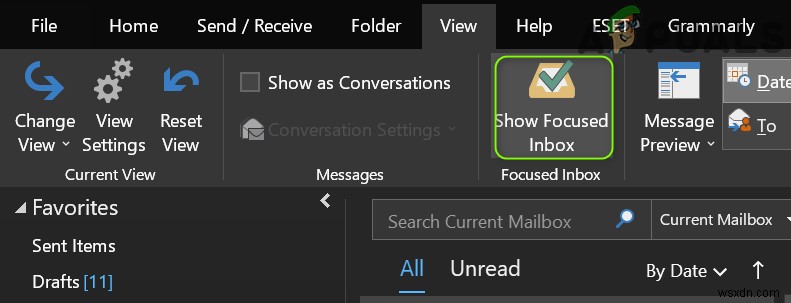 Outlookのフォーカスされた受信トレイを無効化する方法(Web・Windows・Mac・Android対応)