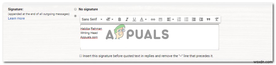 Gmailアカウントに署名（シグネチャ）を追加・編集する方法