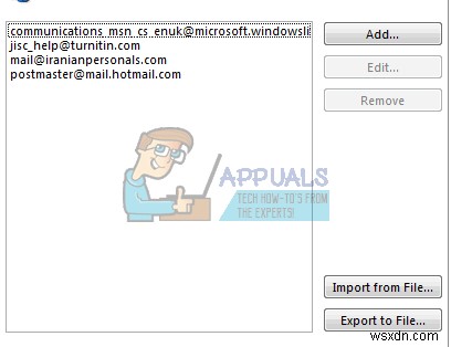 Outlook 2016でメールが迷惑メールフォルダに移動されるのを防ぐ方法