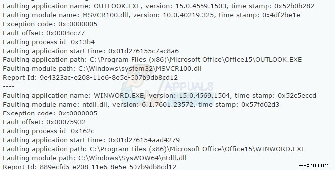 【解決】Microsoft Word・Outlook 2013がntdll.dll/MSVCR100.dllエラーでクラッシュする原因と対処法
