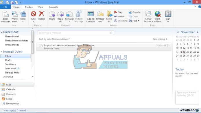 Windows Liveメールで重複するフォルダーやメールが表示される問題の解決方法