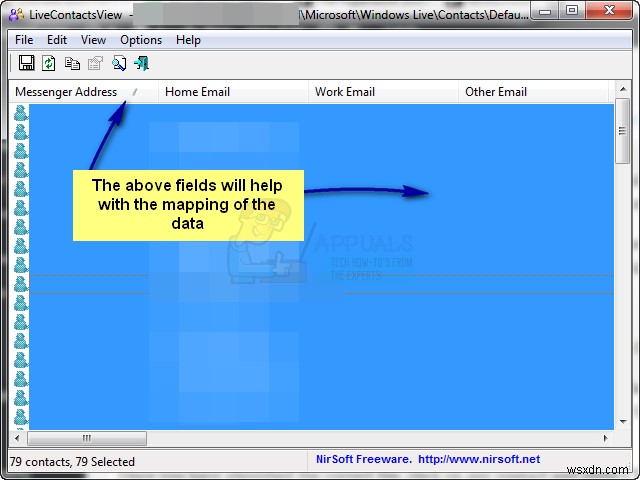 Windows Liveメールで削除・消失した連絡先を復元する方法
