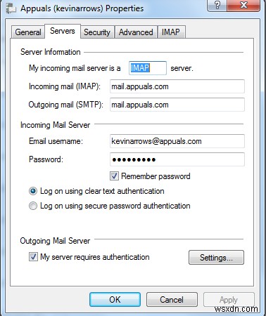 Windows Live Mailでメール設定を変更する方法|SMTP・IMAPポートの確認手順