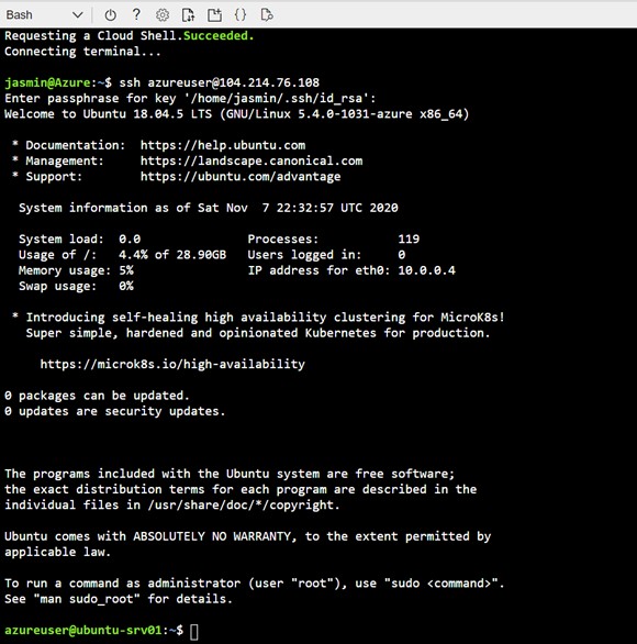 Microsoft AzureでSSHキーペアを作成し、Ubuntuサーバーに追加する方法