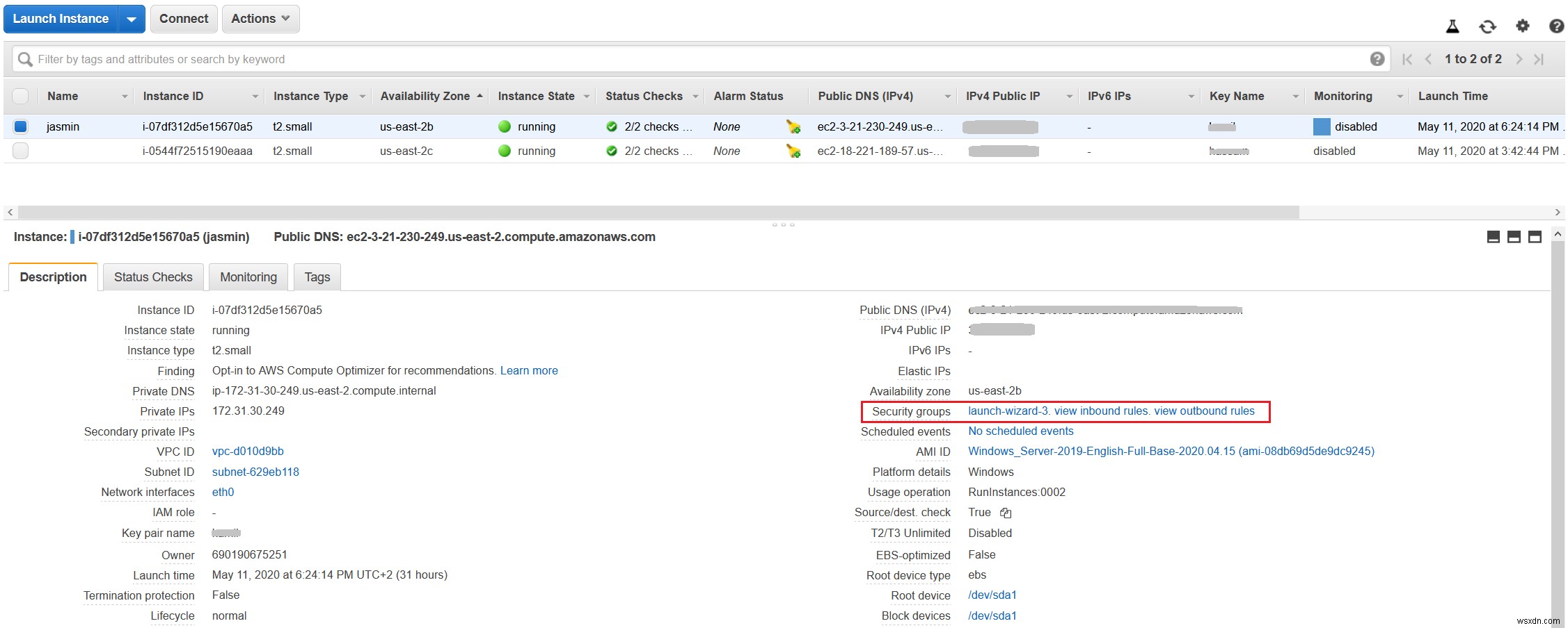 Amazon EC2インスタンスのセキュリティグループでインバウンド・アウトバウンドルールを設定する方法