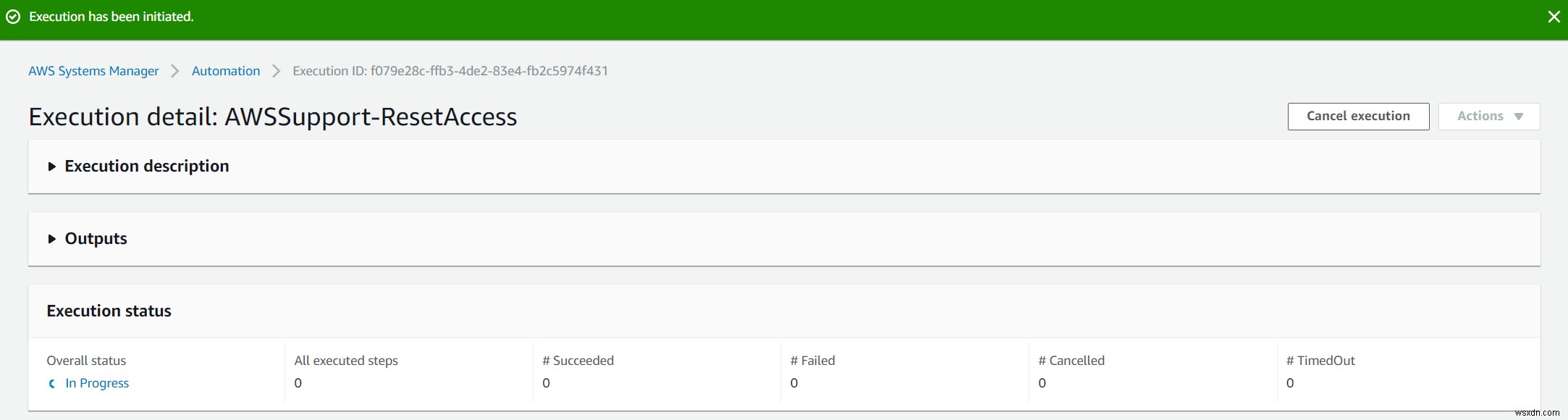 自動化ドキュメントAWSSupport-ResetAccessでAmazon EC2 Windowsインスタンスのパスワードをリセットする方法