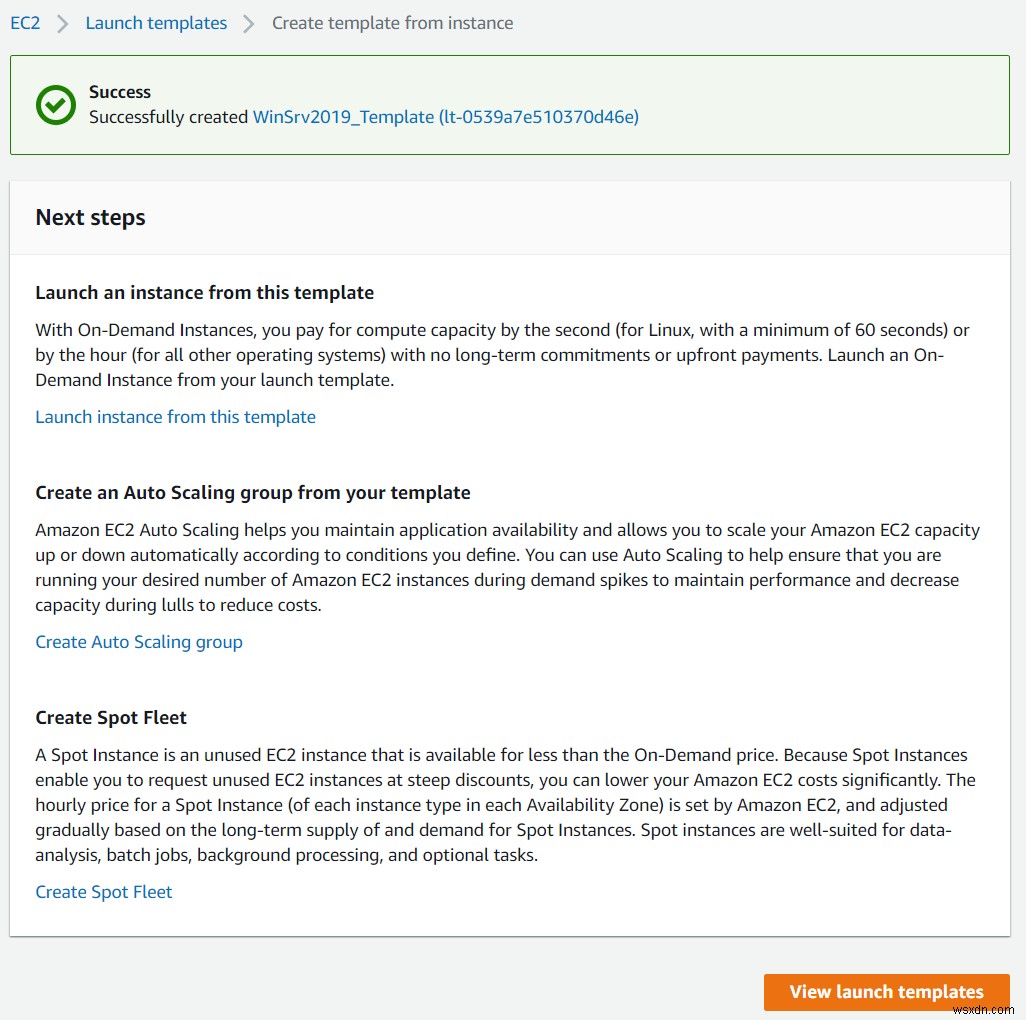 Amazon EC2インスタンスから起動テンプレートを作成・活用する方法