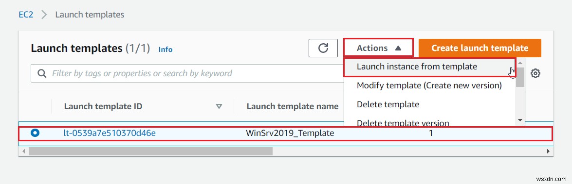 Amazon EC2インスタンスから起動テンプレートを作成・活用する方法