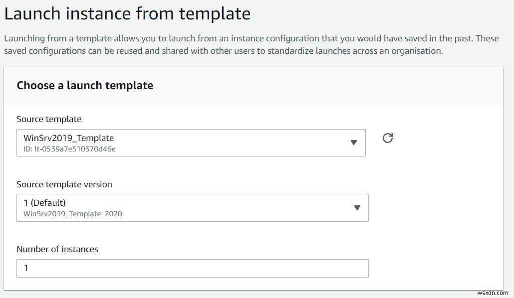 Amazon EC2インスタンスから起動テンプレートを作成・活用する方法