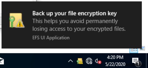 Windows 10でEFS(暗号化ファイルシステム)を使ってファイルやフォルダーを暗号化する方法