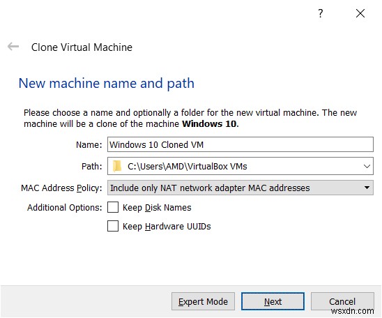 Oracle VM VirtualBoxで仮想マシンのクローンを作成する方法