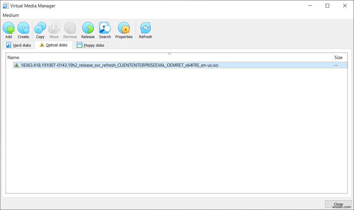 Oracle VM VirtualBoxの仮想メディアマネージャー(Virtual Media Manager)の使い方
