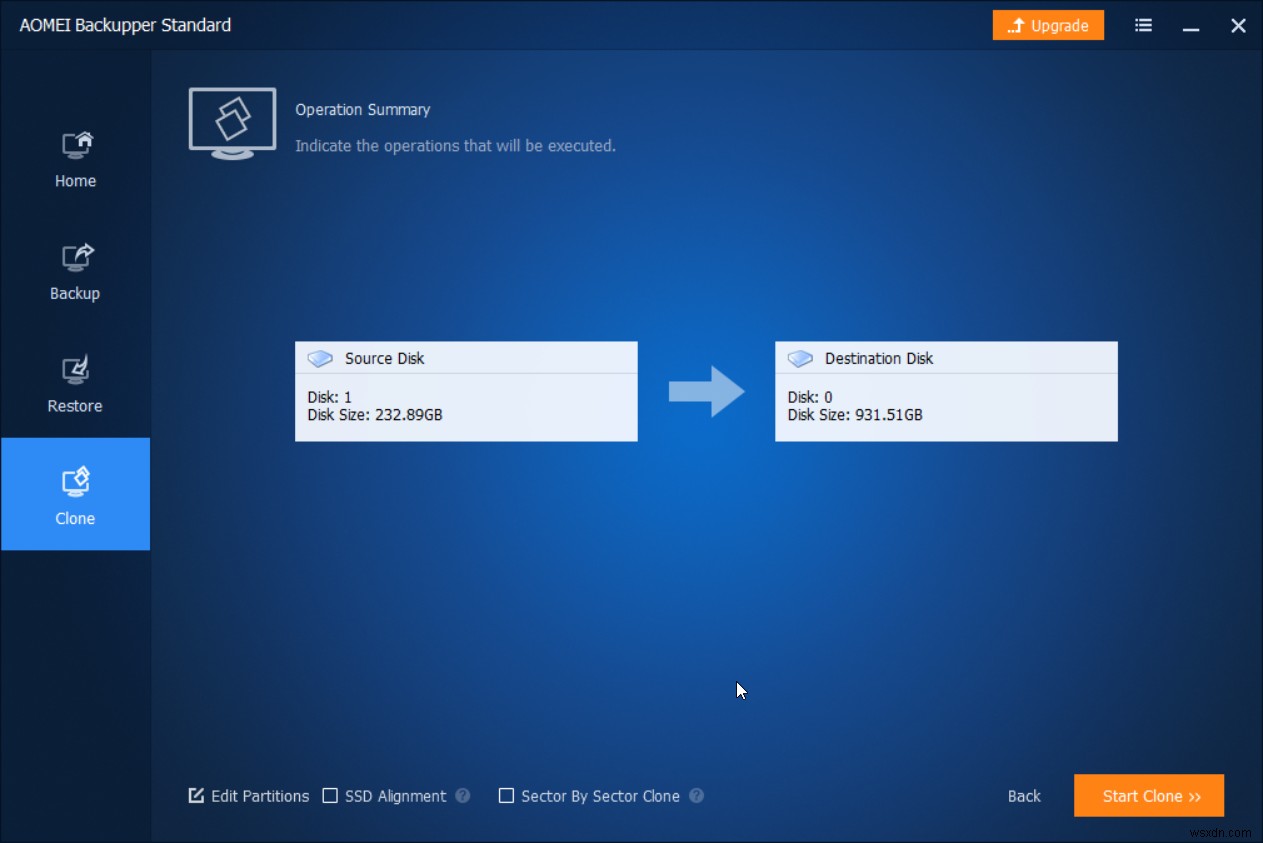 AOMEI Backupperでディスクをクローンする方法を徹底解説