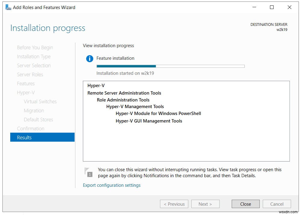 Windows Server 2019にHyper-Vの役割をインストールする手順を徹底解説