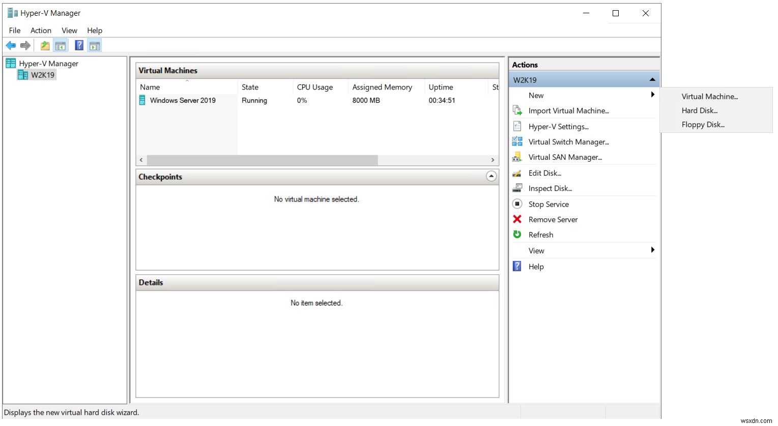 Hyper-V 2019で仮想ディスクを追加する方法【作成から初期化まで完全解説】