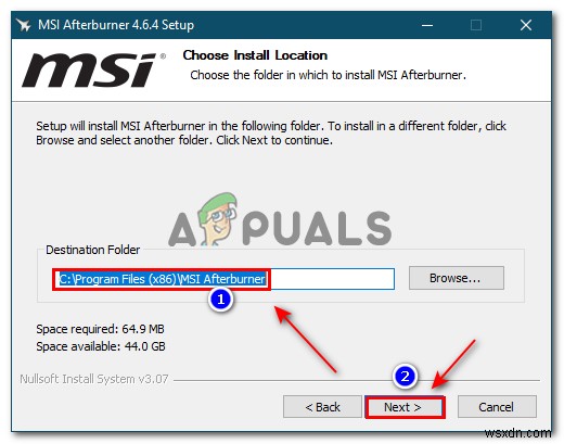 MSI Afterburnerで「一部のシステムコンポーネントは現在フックできません」と表示される場合の対処法